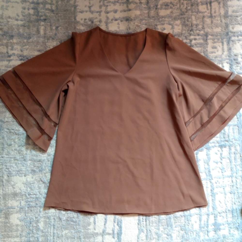 Light Brown Blouse, M